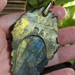 Talisman Feuille de labradorite