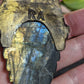 Talisman Feuille de labradorite