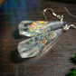 Boucles d'oreilles scintillantes noires