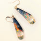 Boucles d'oreilles scintillantes noires